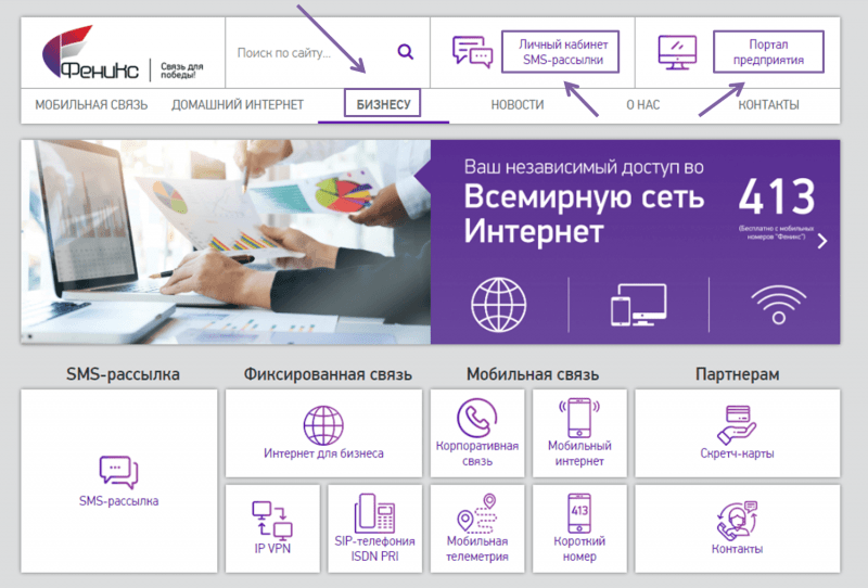 Как войти в личный кабинет Феникс ДНР по номеру телефона с мобильного