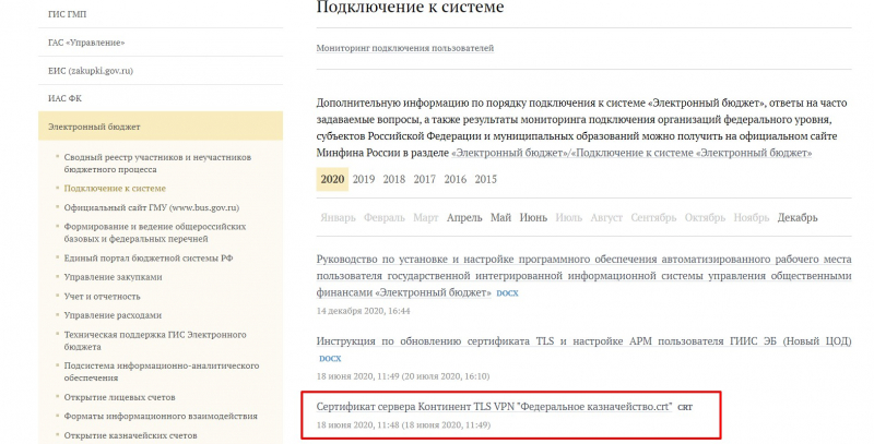 Как войти в личный кабинет электронного бюджета по сертификату