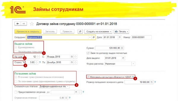 Займ сотруднику от организации: правила оформления, особенности налогообложения Займ сотруднику от организации: правила оформления, особенности налогообложения