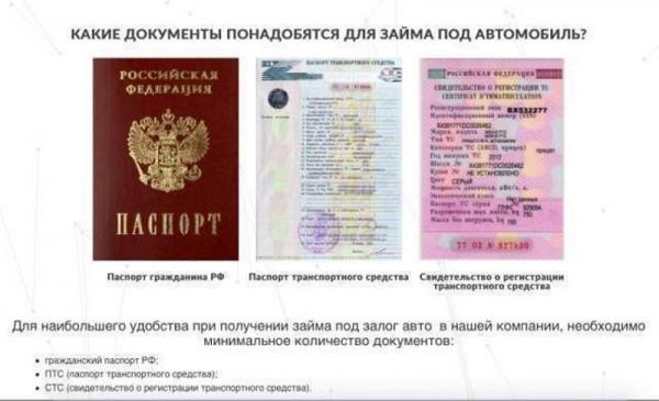 Оформление договора займа под ПТС: ответственность сторон, необходимые документы Оформление договора займа под ПТС: ответственность сторон, необходимые документы