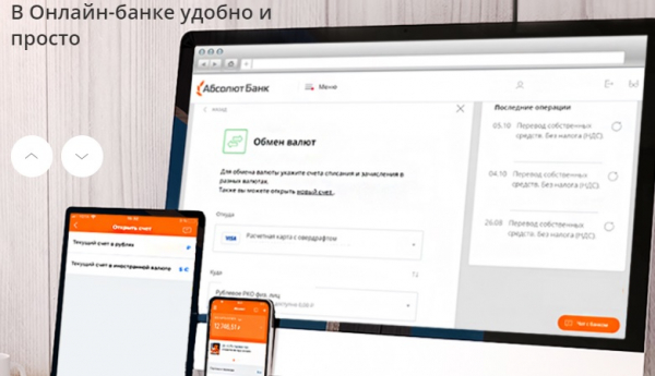&laquo;Абсолют Банк&raquo; личный кабинет &ndash; базовая информация