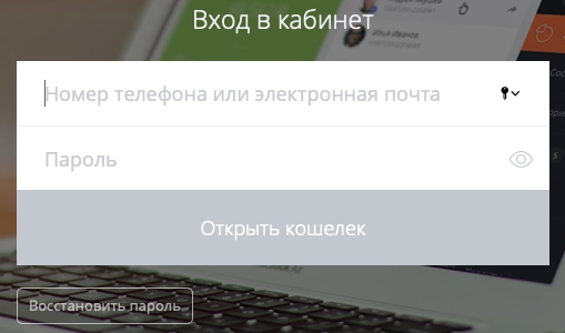 Пошаговые инструкции по ЛК сайта Единый кошелек