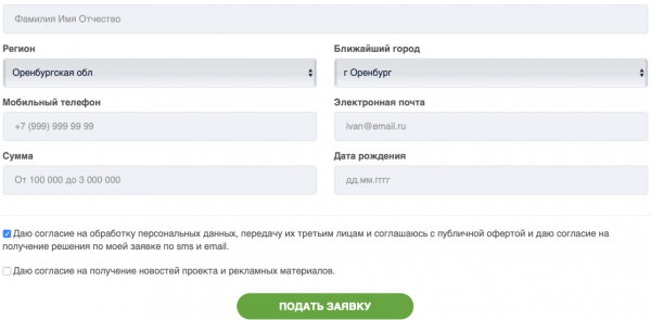 Пошаговые инструкции по личному кабинету Кредит Момент