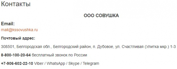Пошаговые инструкции по ЛК &laquo;Совушка&raquo;