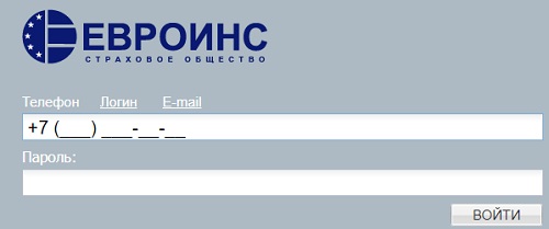 Пошаговые инструкции по ЛК компании ЕВРОИНС